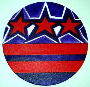DC Flag (10" diameter) - GIFTED to JG