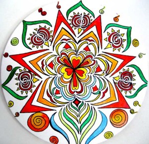 Flowerful (14" diameter)  - GIFTED to BH