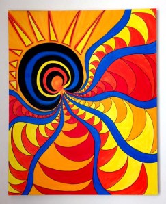 Octopus Sun (30" x 24")