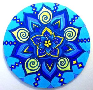 Blue-tiful (16″ diameter) – SOLD