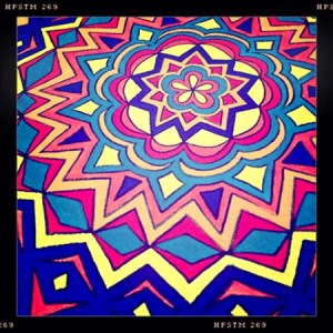 Untitled - Nov. 2012 (12" diameter, Hipstamatic photo) 