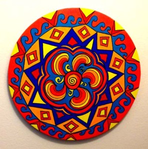 Tibetan-Influenced Mandala (12" Diameter) - GIFTED to ME