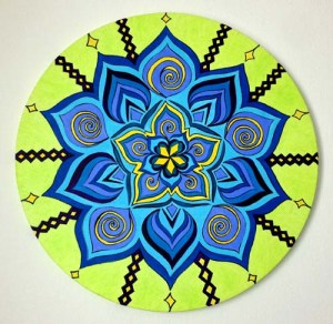 Untitled Large Round (16″ diameter) - gifted to FS