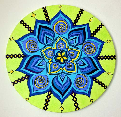 Untitled Large Round (16″ diameter) - gifted to FS