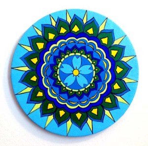 Sakura Kamon (Japanese Cherry Blossom Family Crest) (10" diameter) - GIFTED to DF