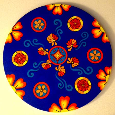 Japanese Flower Designs (16" diameter)