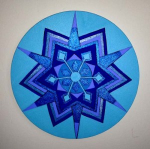 Winter Blues (10" diameter) - GIFTED to AB