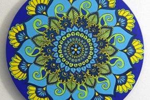 October Mandala (16" diameter)