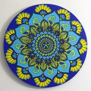 October Mandala (16" diameter)