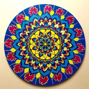 Spring Mandala (20" diameter)